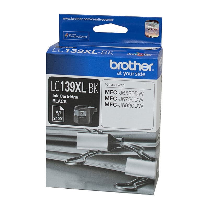 Brother LC139XL Black Ink Cart by Brother — Buy at FetchInk Australia