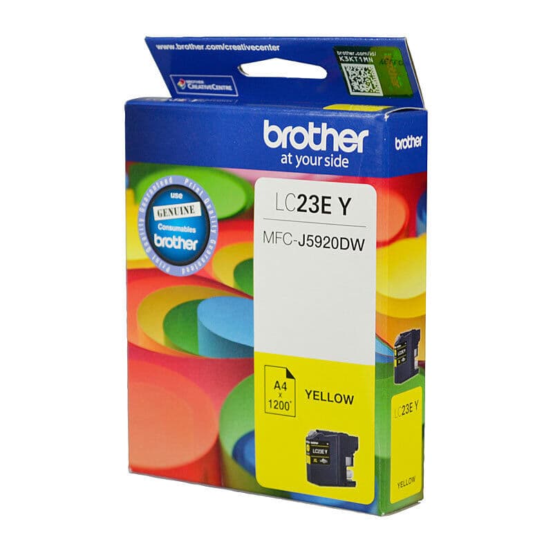 Brother LC23E Yellow Ink Cart by Brother — Buy at FetchInk Australia
