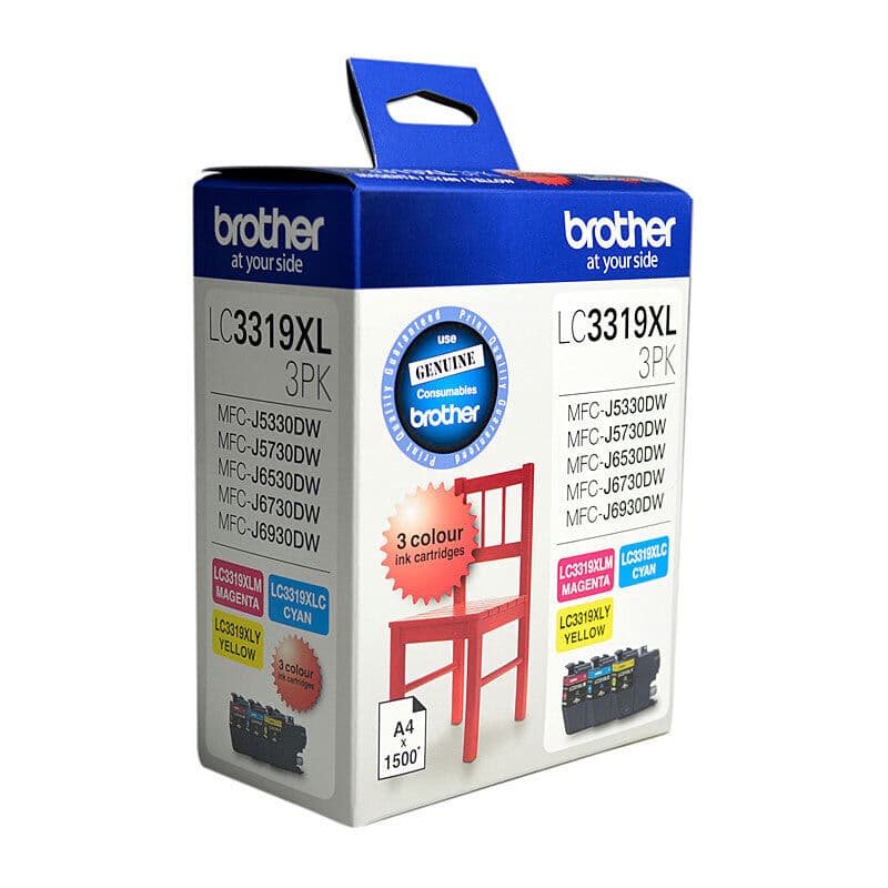 Brother LC3319XL CMY Colour Pk by Brother — Buy at FetchInk Australia