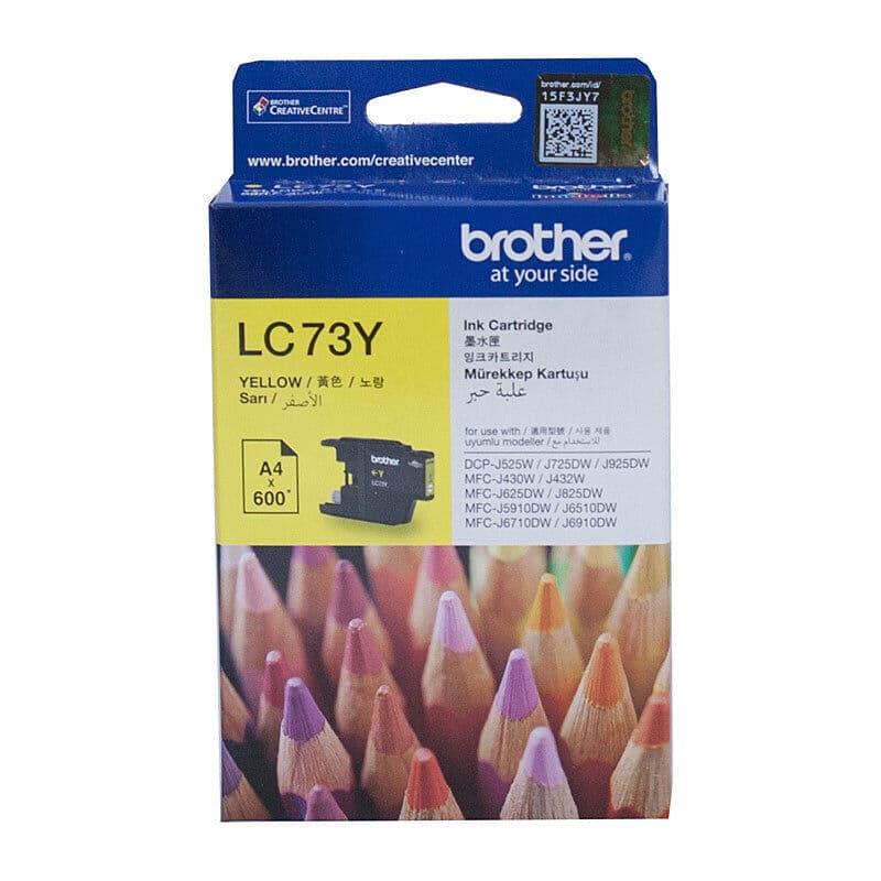 Brother LC73 Yellow Ink Cart by Brother — Buy at FetchInk Australia