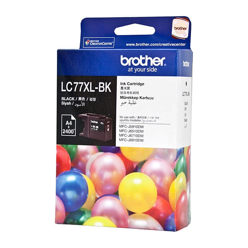 Brother LC77XL Black Ink Cart by Brother — Buy at FetchInk Australia