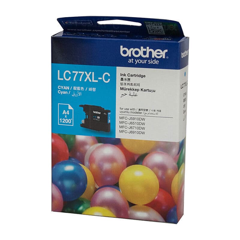 Brother LC77XL Cyan Ink Cart by Brother — Buy at FetchInk Australia