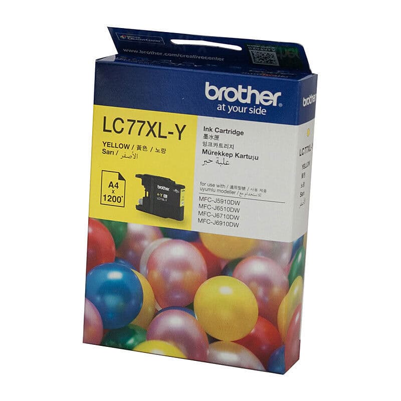 Brother LC77XL Yellow Ink Cart by Brother — Buy at FetchInk Australia