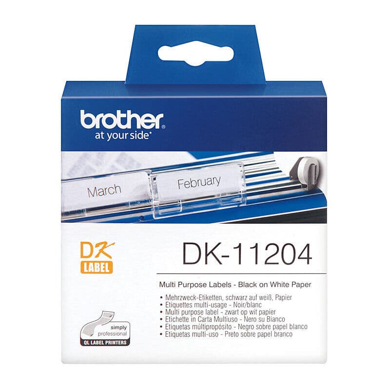 Brother DK11204 White Label by Brother — Buy at FetchInk Australia