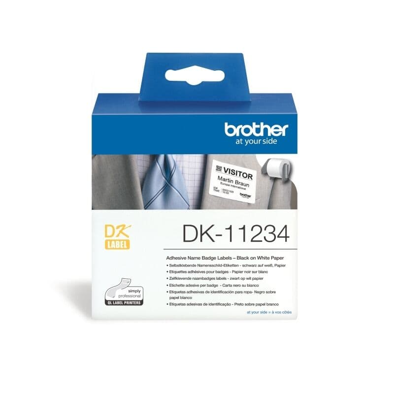 Brother DK11234 NameBadge Labe by Brother — Buy at FetchInk Australia