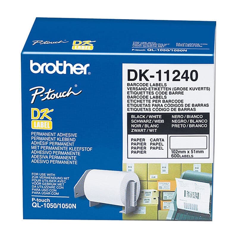 Brother DK11240 White Label by Brother — Buy at FetchInk Australia