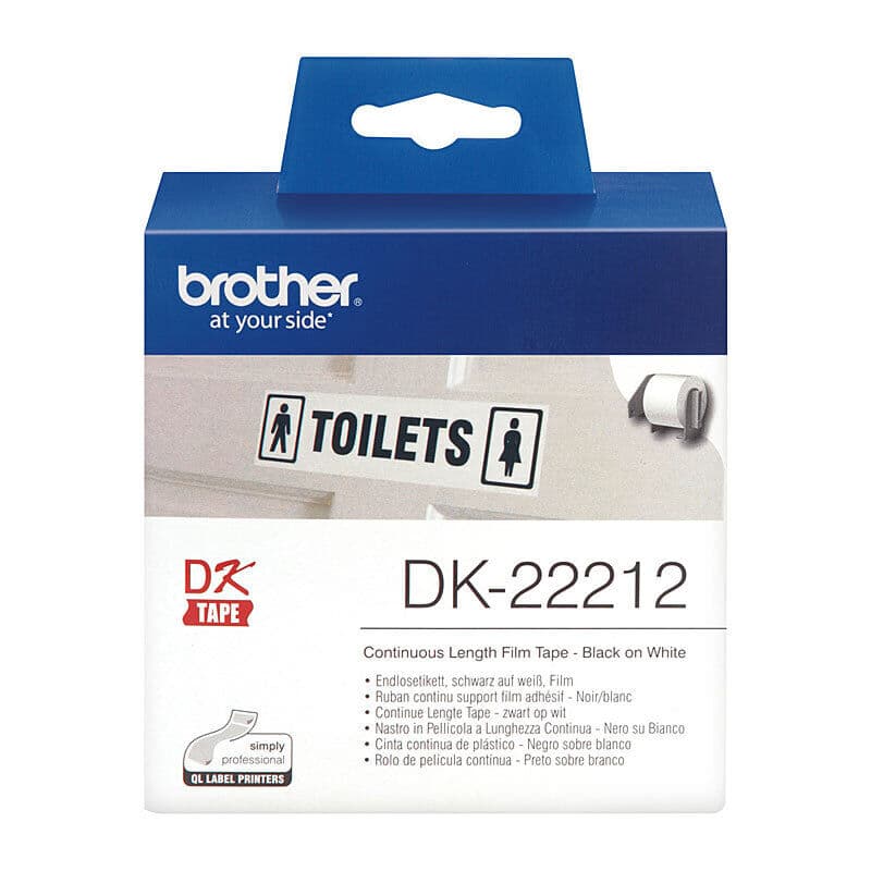 Brother DK22212 White Roll by Brother — Buy at FetchInk Australia