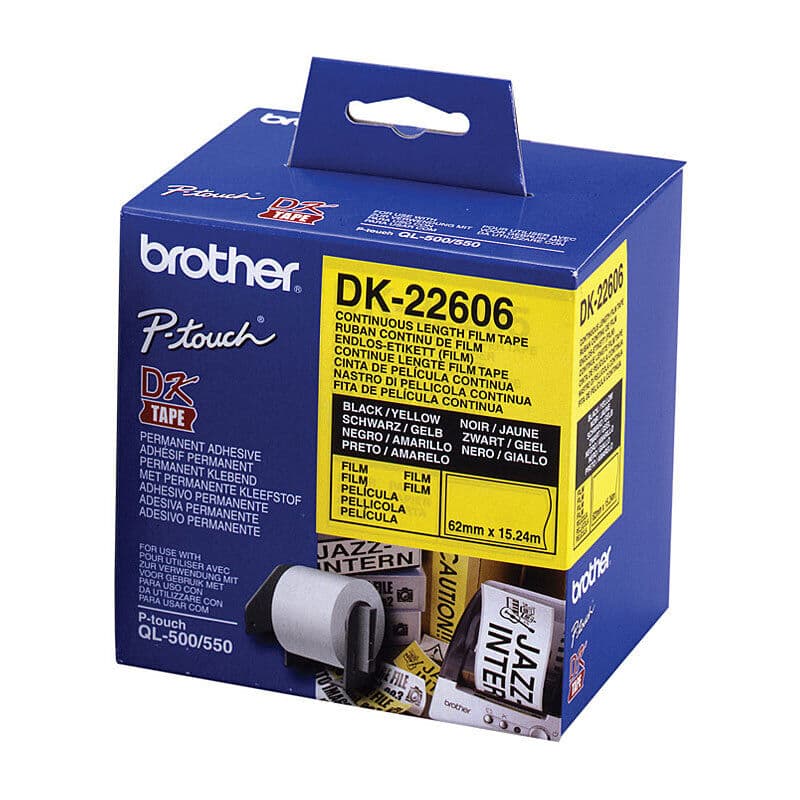 Brother DK22606 Yellow Roll by Brother — Buy at FetchInk Australia