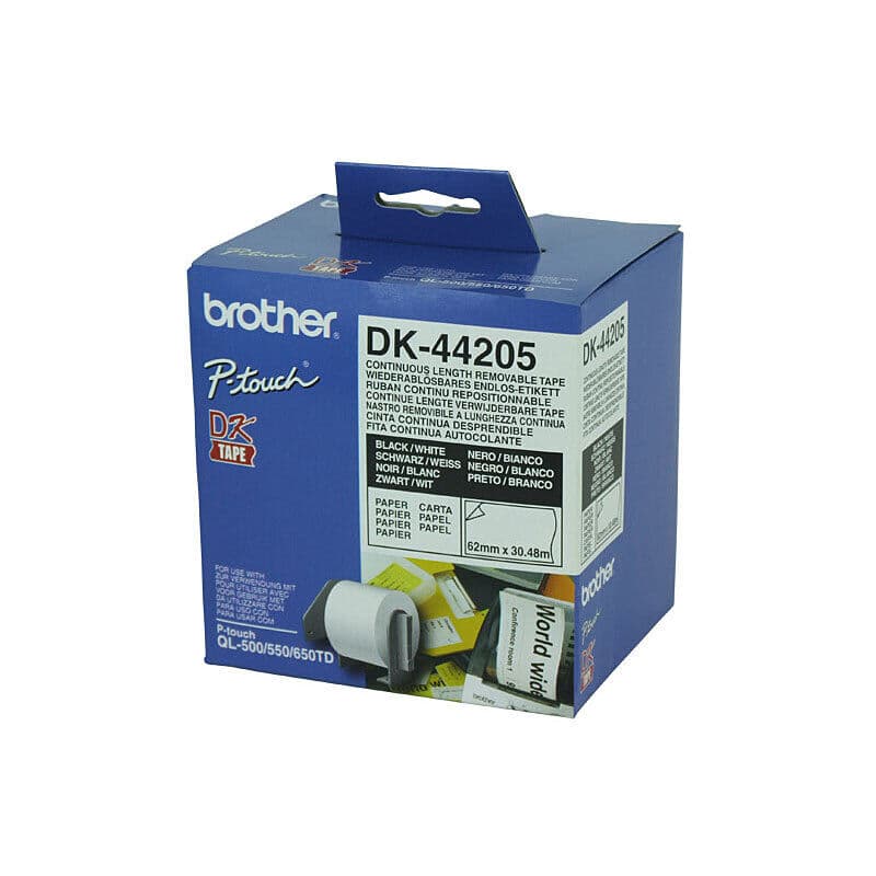 Brother DK44205 White Roll by Brother — Buy at FetchInk Australia