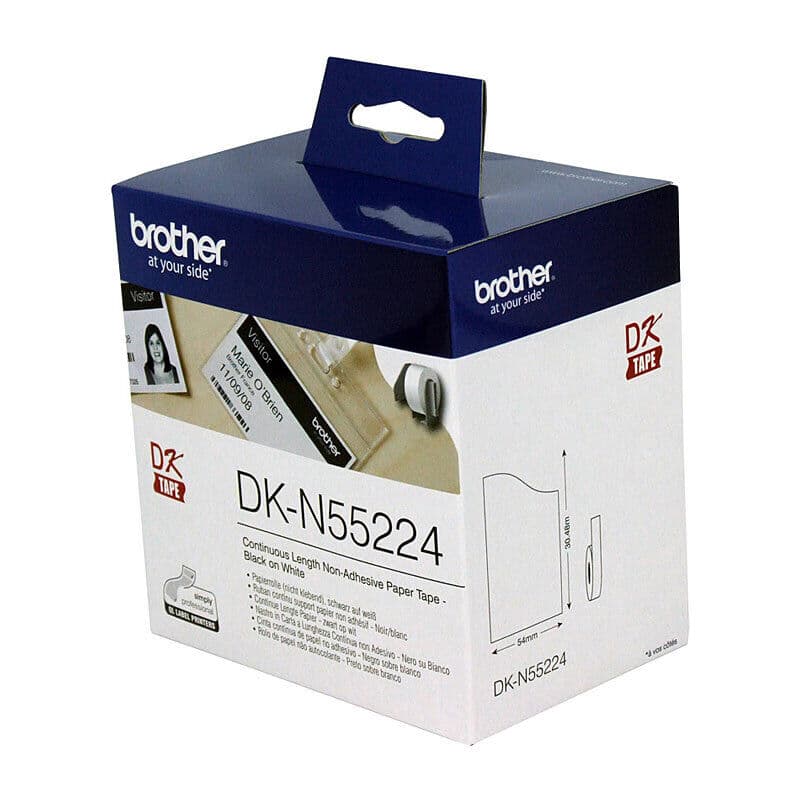 Brother DKN55224 White Roll by Brother — Buy at FetchInk Australia