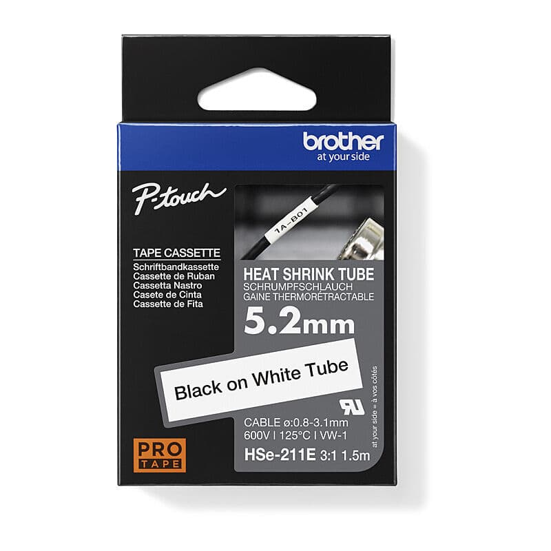 Brother HSe211E Labelling Tape by Brother — Buy at FetchInk Australia