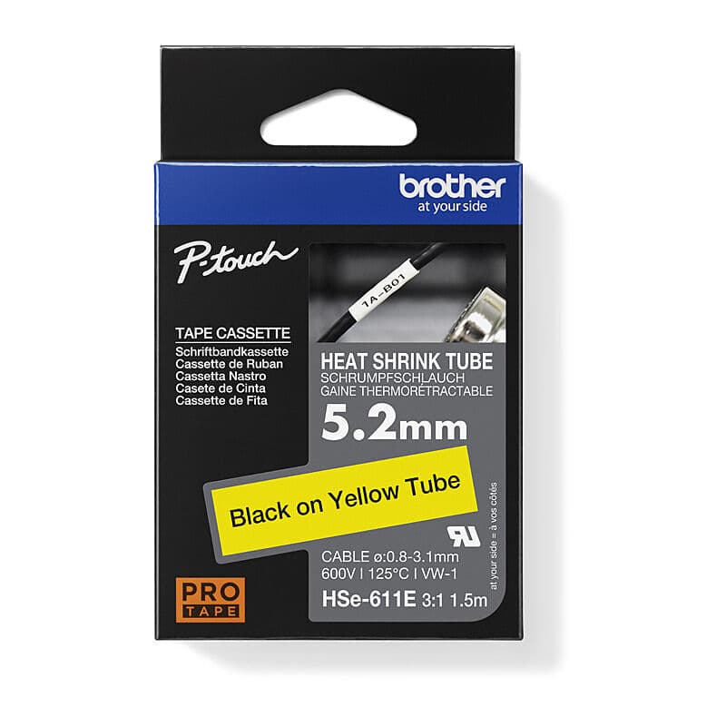Brother HSe611E Labelling Tape by Brother — Buy at FetchInk Australia