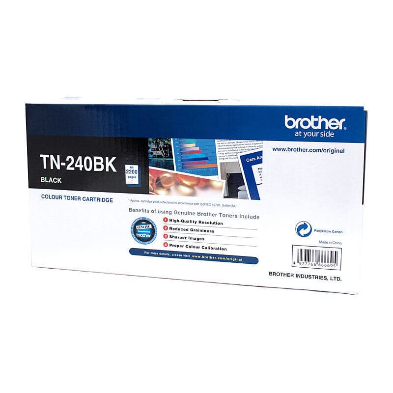 Brother TN240 Black Toner Cart by Brother — Buy at FetchInk Australia