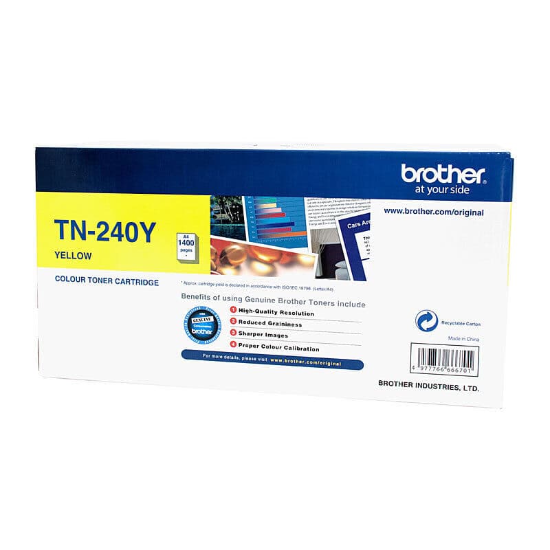 Brother TN240 Yell Toner Cart by Brother — Buy at FetchInk Australia