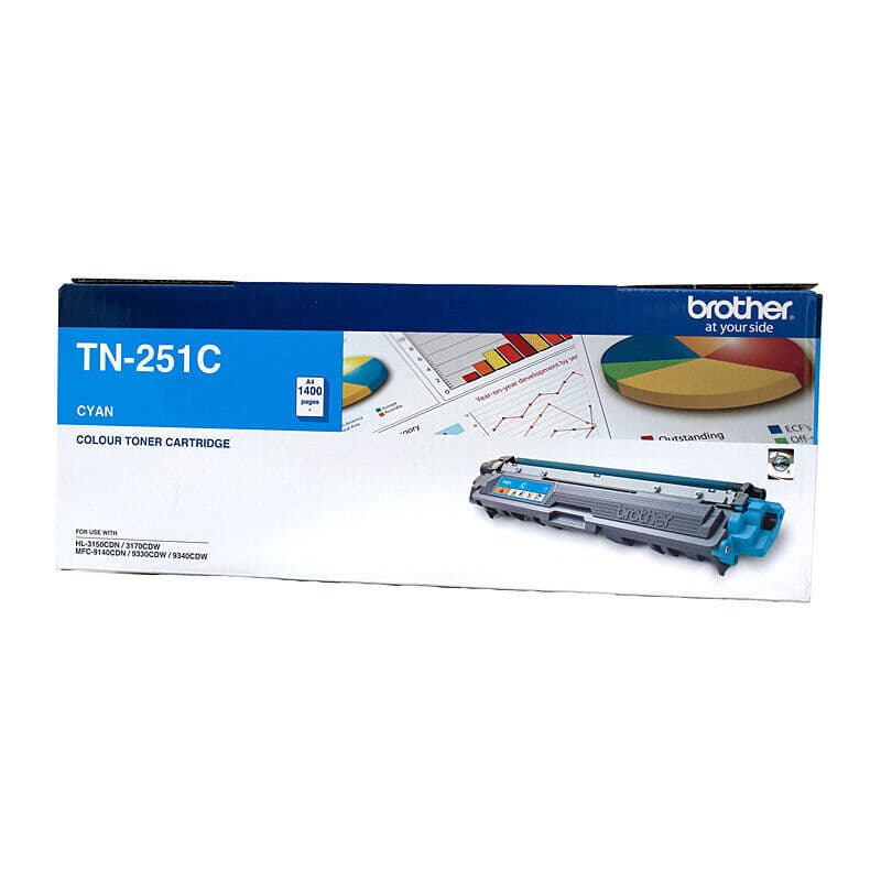 Brother TN251 Cyan Toner Cart by Brother — Buy at FetchInk Australia