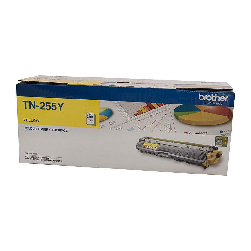 Brother TN255 Yell Toner Cart by Brother — Buy at FetchInk Australia