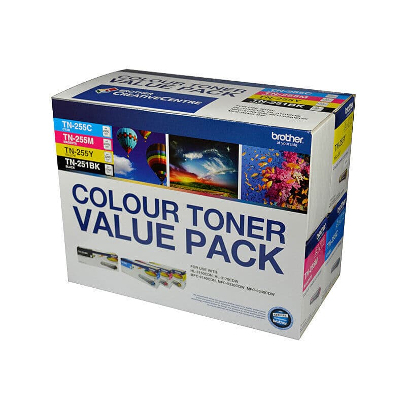 Brother TN25x Clr Value 4 Pack by Brother — Buy at FetchInk Australia