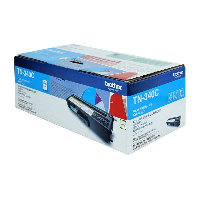 Brother TN340 Cyan Toner Cart by Brother — Buy at FetchInk Australia
