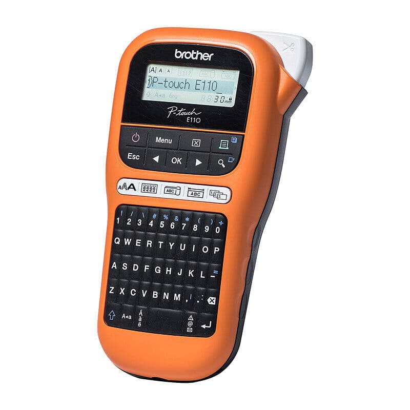 Brother P-touch PT-E110VP Handheld Label Maker, Brother, at FetchInk Australia