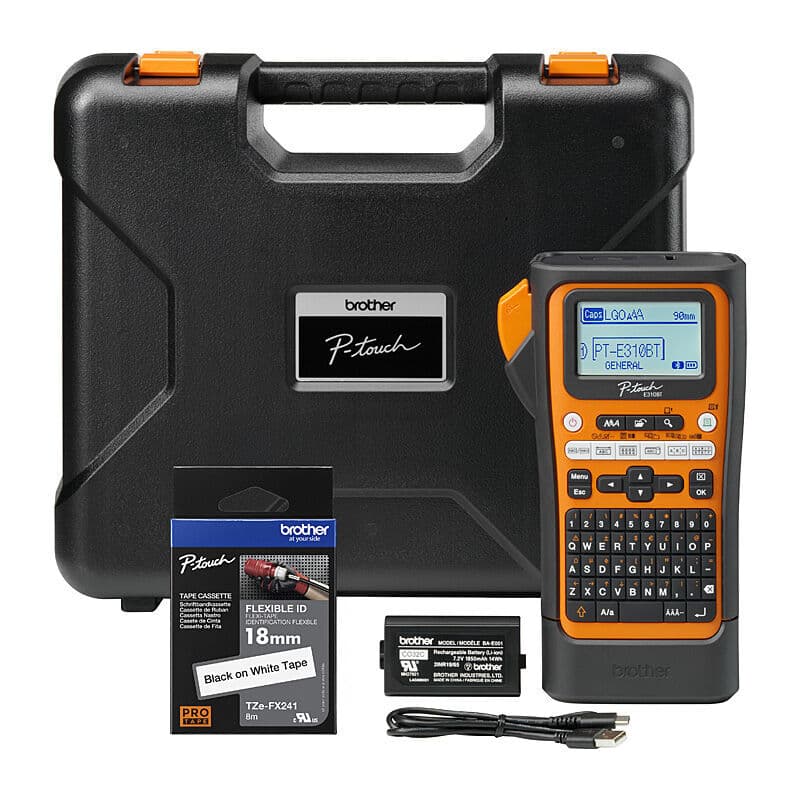 Brother P-touch PT-E310BTVP Industrial Label Printer, Brother, at FetchInk Australia