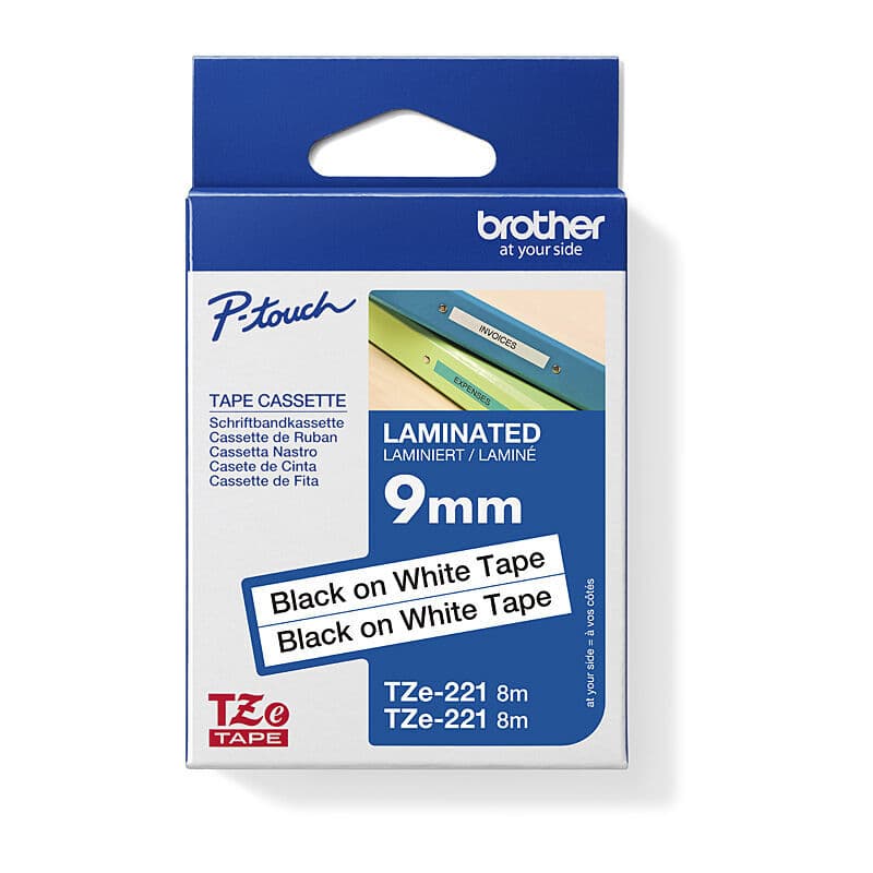 Brother TZe221 Label Tape Twin by Brother — Buy at FetchInk Australia