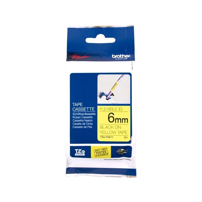 Brother TZeFX611 Flexible Tape by Brother — Buy at FetchInk Australia
