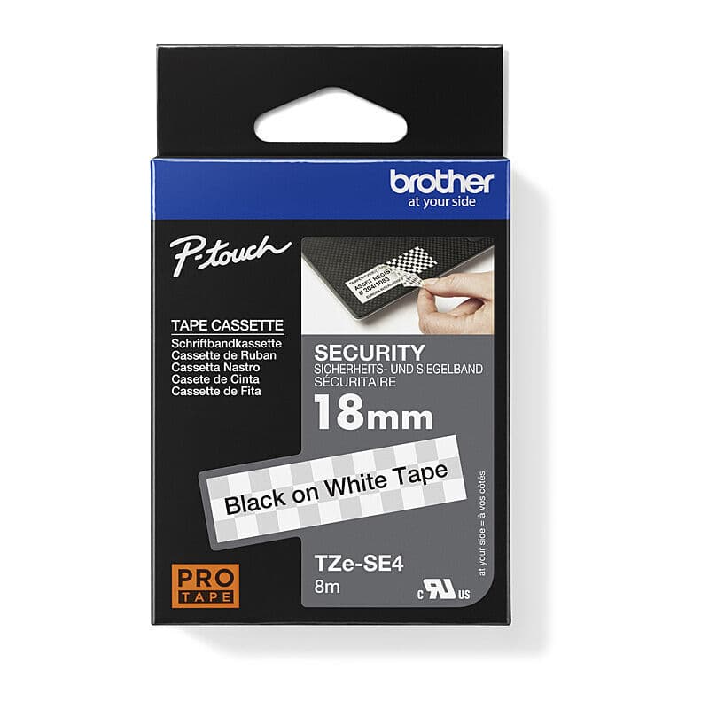 Brother TZeSE4 Labelling Tape by Brother — Buy at FetchInk Australia