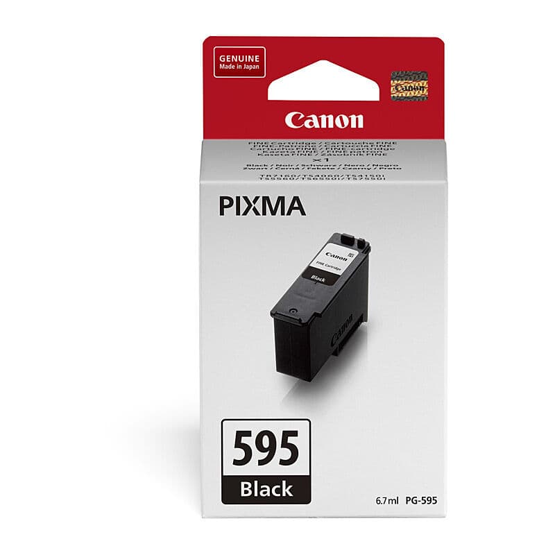 Canon PG-595 Black Ink Cartridge, Canon, at FetchInk Australia