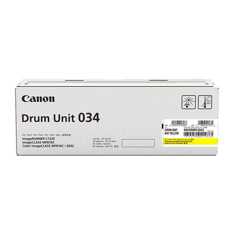 Canon CART034 Yellow Drum by Canon — Buy at FetchInk Australia