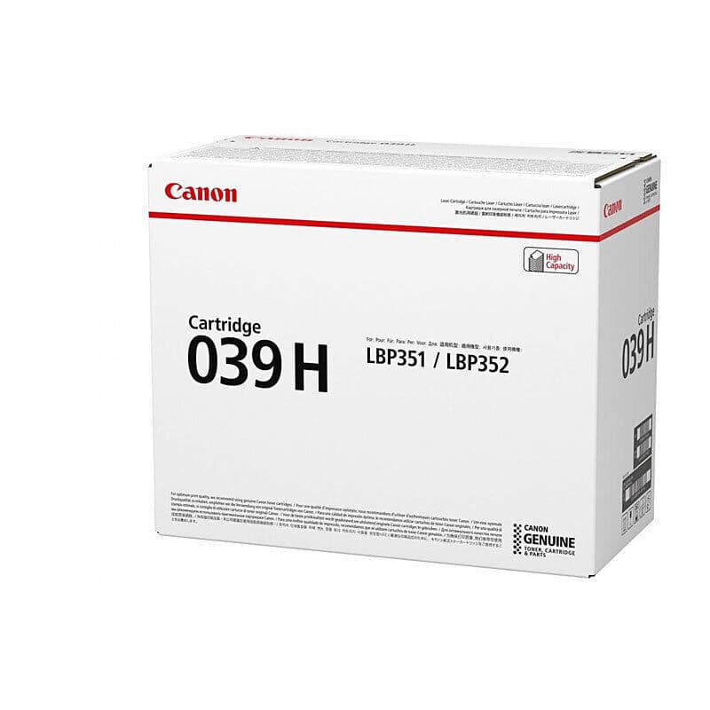 Canon CART039II Blk HY Toner by Canon — Buy at FetchInk Australia