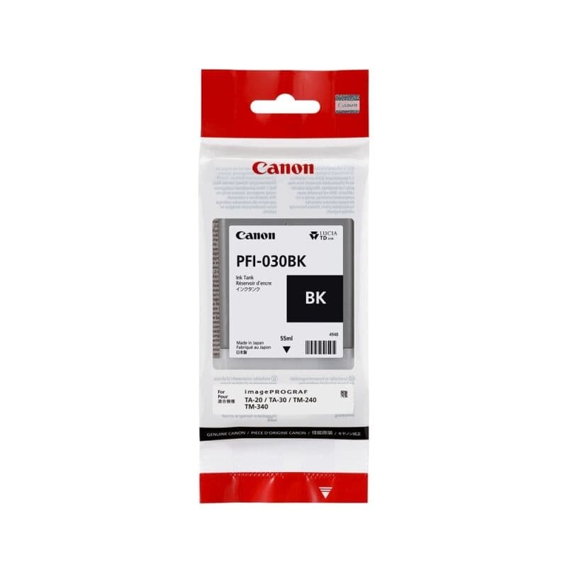 Canon PFI030 Black Ink by Canon — Buy at FetchInk Australia