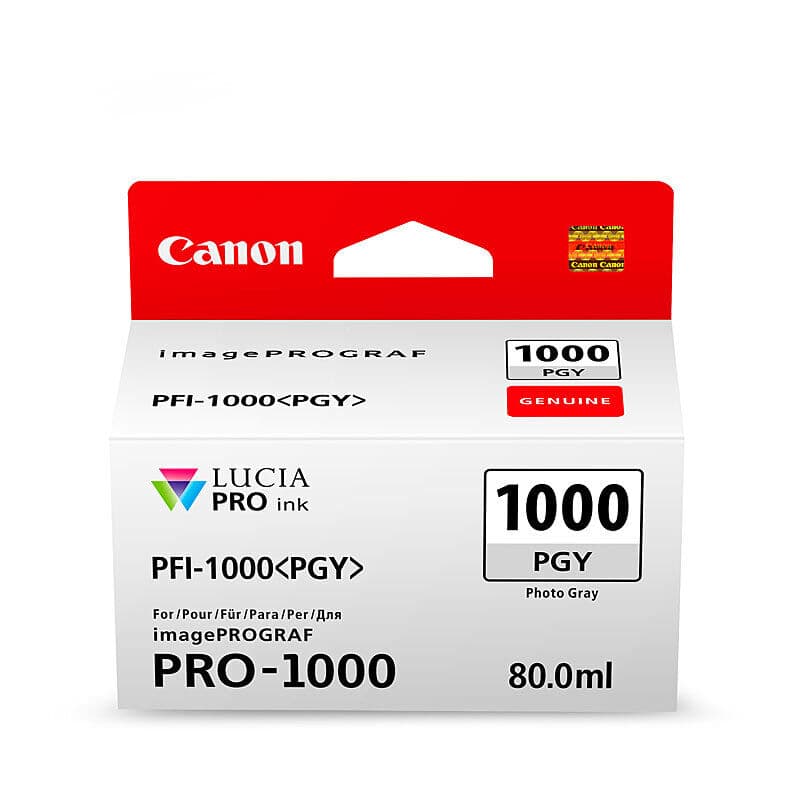 Canon PFI1000 Ph Grey Ink Cart by Canon — Buy at FetchInk Australia