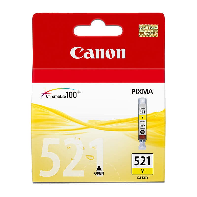 Canon CLI521 Yellow Ink Cart by Canon — Buy at FetchInk Australia