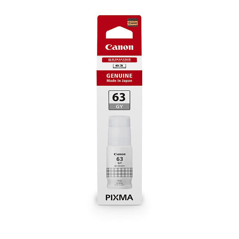 Canon GI63 Grey Ink Bottle by Canon — Buy at FetchInk Australia