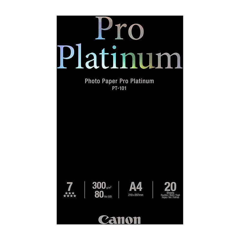 Canon A4 Pro Platinum 20sh by Canon — Buy at FetchInk Australia