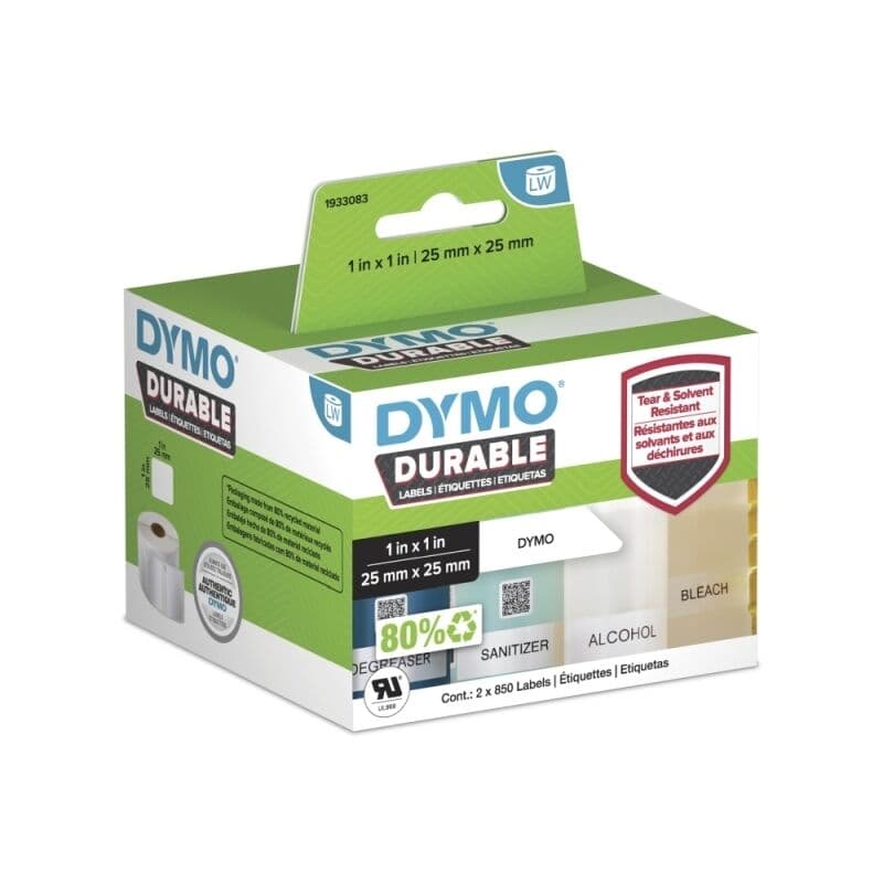 DY LW Dur MP Label 25x25mm by Dymo — Buy at FetchInk Australia