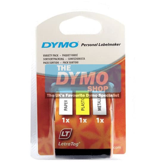 Dymo LT Variety Pack 12mm Pk3 by Dymo — Buy at FetchInk Australia