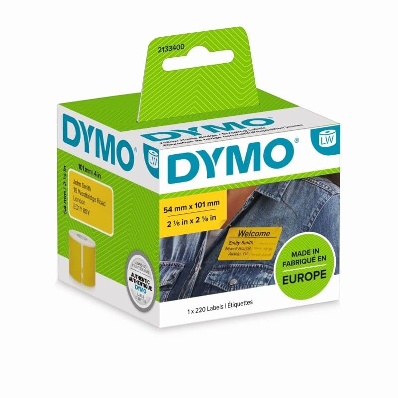 Dymo LW Ship Lbl 54x101mm Ylw by Dymo — Buy at FetchInk Australia