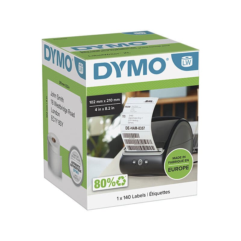 Dymo LW Labels DHL 102X210mm by Dymo — Buy at FetchInk Australia
