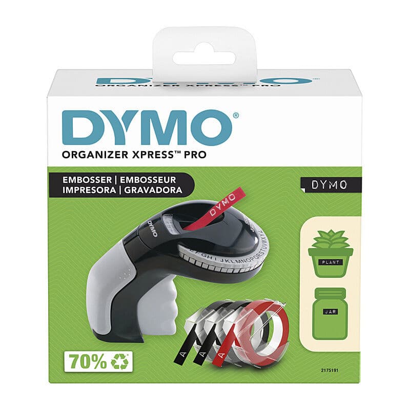 Dymo Organiser Xpress Embossing Label Maker with 3 Tapes, Dymo, at FetchInk Australia