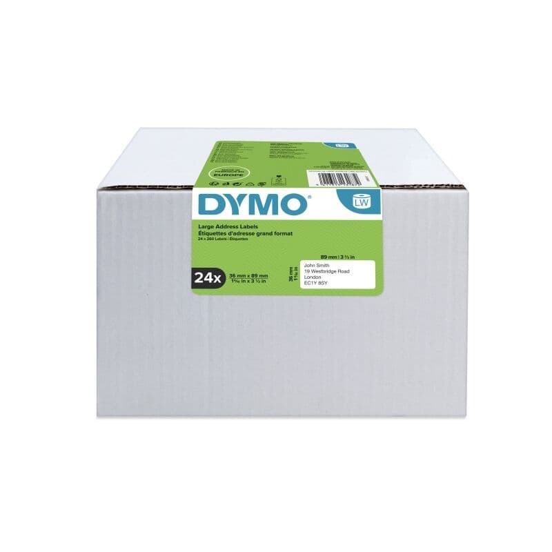 Dymo LW Lg Adrs Label Bulk 24 by Dymo — Buy at FetchInk Australia