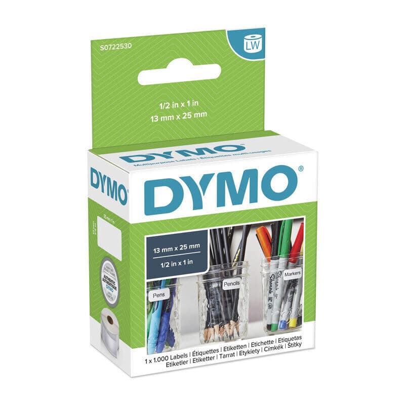 Dymo LW MultiLabel 13mm x 25mm by Dymo — Buy at FetchInk Australia