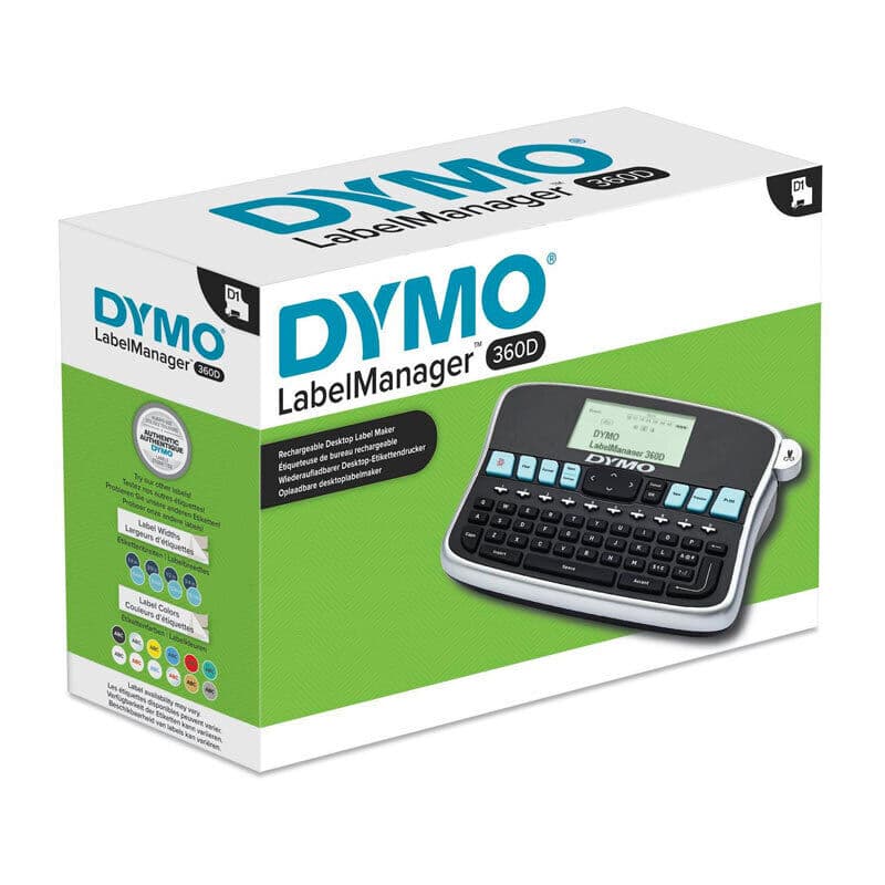 Dymo LabelManager 360D Rechargeable Label Maker, Dymo, at FetchInk Australia