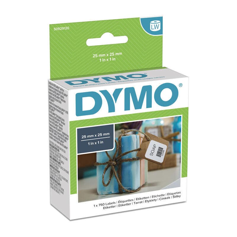 Dymo LW 25mm x 25mm White by Dymo — Buy at FetchInk Australia