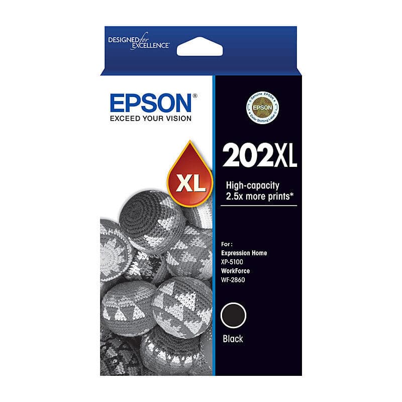 Epson 202XL Black Ink Cart by Epson — Buy at FetchInk Australia