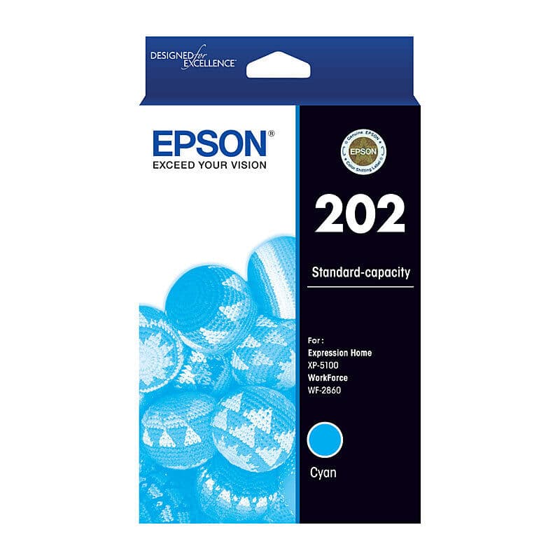 Epson 202 Cyan Ink Cart by Epson — Buy at FetchInk Australia