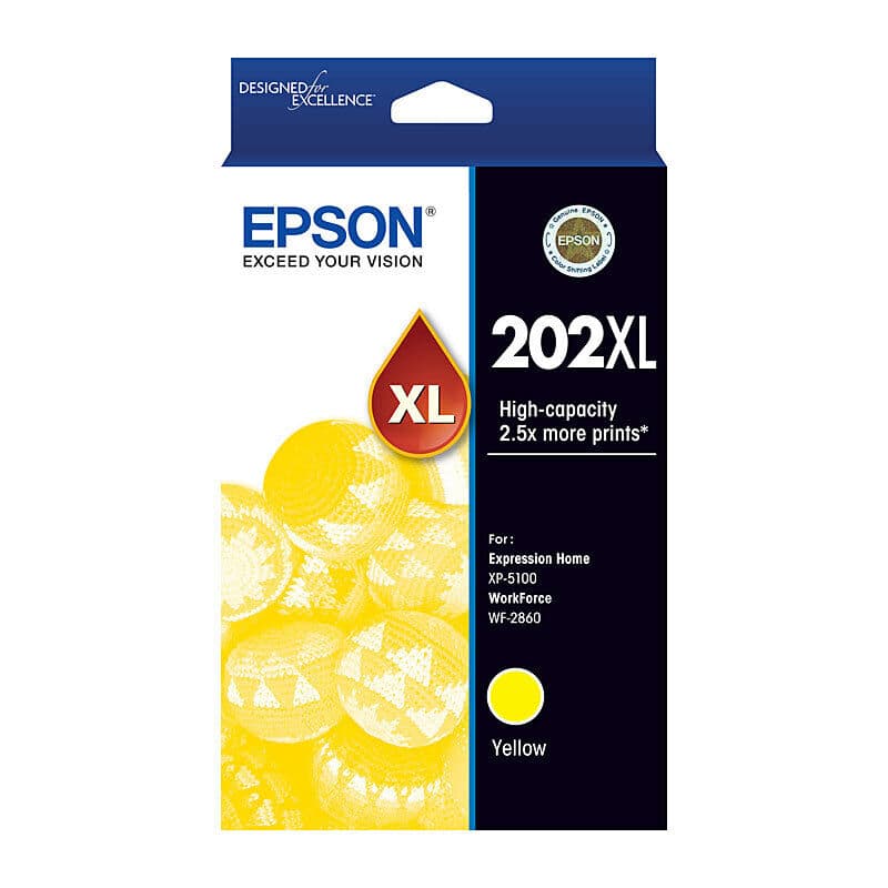 Epson 202XL Yellow Ink Cart by Epson — Buy at FetchInk Australia