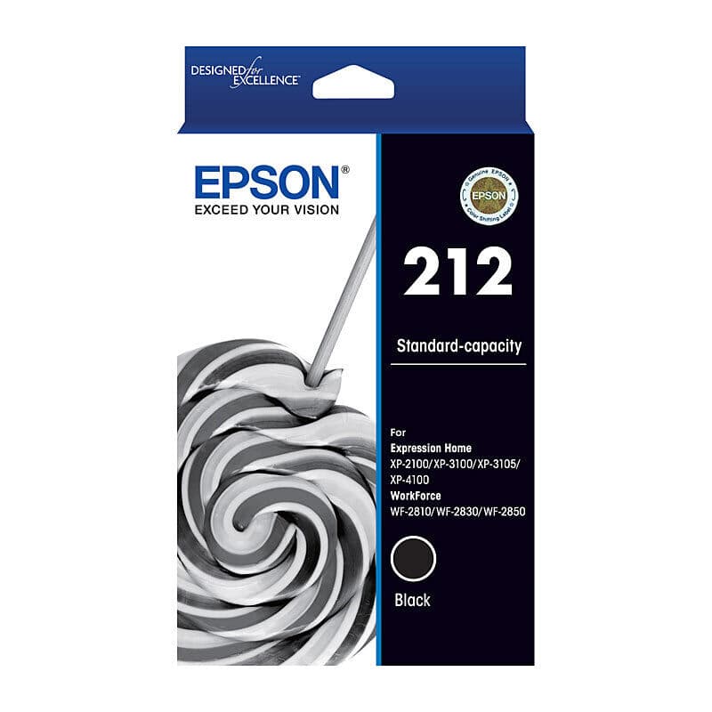Epson 212 Black Ink Cart by Epson — Buy at FetchInk Australia