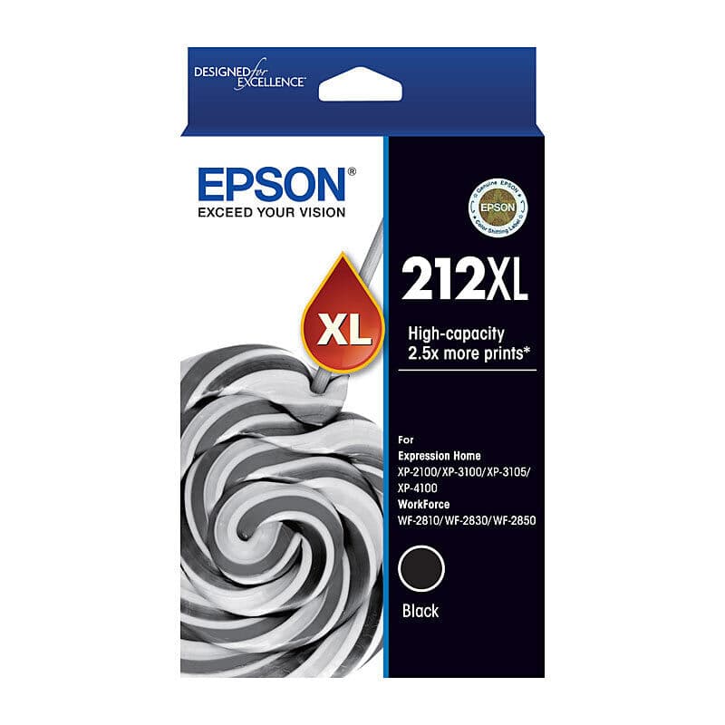 Epson 212XL Black Ink Cart by Epson — Buy at FetchInk Australia
