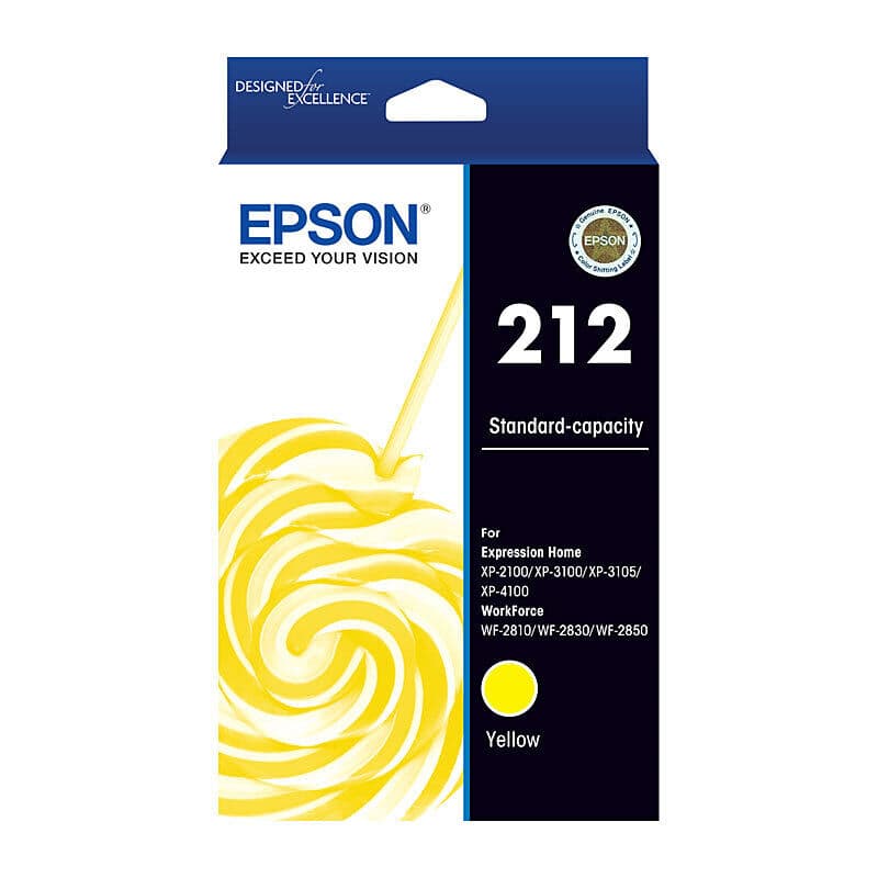 Epson 212 Yellow Ink Cart by Epson — Buy at FetchInk Australia